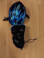 Kinderhelm met beschermers - Zo goed als nieuw!, Ophalen, Verstelbaar, Zo goed als nieuw, Kinderen