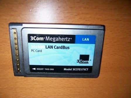 3Com Megahertz 10-100 LAN CardBus [N144.2347]1, Computers en Software, Netwerkkaarten, Gebruikt, Extern, Ophalen