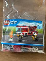 60107 lego city fireladder truck, Ophalen of Verzenden, Zo goed als nieuw, Complete set, Lego