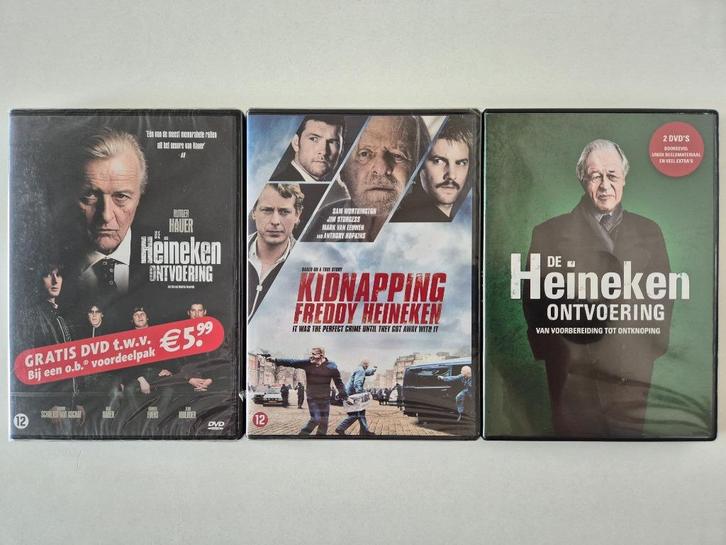 3x De Heineken Ontvoering - 4-Disc - Geseald, Cd's en Dvd's, Dvd's | Nederlandstalig, Nieuw in verpakking, Ophalen of Verzenden