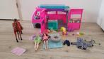 Barbie droomcamper met zwembad en accessoires, Ophalen of Verzenden, Zo goed als nieuw, Meisje