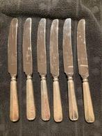 Haags Lofje 6 zilveren messen 835, Antiek en Kunst, Ophalen, Zilver