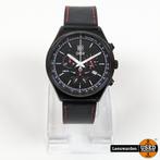 Cover Switzerland Aureus REF-CO165- Horloge met Lederen Ban, Overige merken, Leer, Staal, Polshorloge