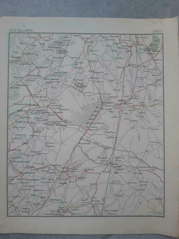 009 / plattegrond van de ANWB Assen ( rond 1900 ) beschikbaar voor biedingen