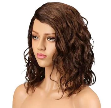 Bruine pruik echt haar nieuw remy hair beschikbaar voor biedingen