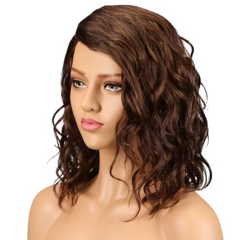 Bruine pruik echt haar nieuw remy hair, Sieraden, Tassen en Uiterlijk, Uiterlijk | Haarverzorging, Nieuw, Pruik of Haarverlenging