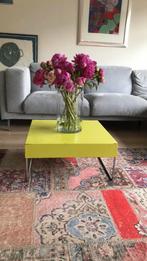 Salontafel vintage look solide, Ophalen of Verzenden, Zo goed als nieuw, Vierkant, 50 tot 100 cm