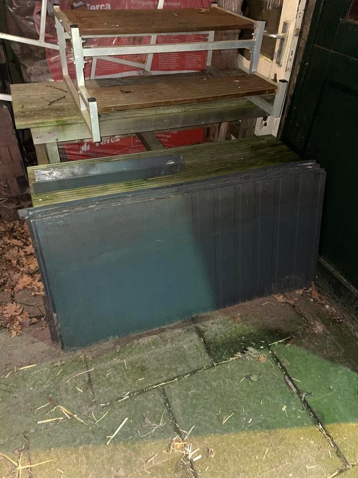 Sanwich platen damwandplaten onderbeschutting caravan chalet, Caravans en Kamperen, Caravan accessoires, Gebruikt, Ophalen