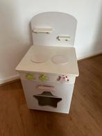 Speelgoed keukentje inclusief pannetjes en taart, Ophalen of Verzenden, Gebruikt, Hout, Speelkeuken