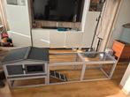 Nieuw konijnen hok met buitenren, Dieren en Toebehoren, Knaagdieren en Konijnen | Hokken en Kooien, Ophalen, 110 cm of meer, 60 tot 90 cm