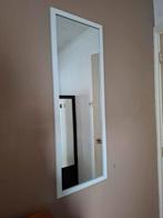Spiegel met witte kunststof lijst, Huis en Inrichting, Woonaccessoires | Spiegels, Ophalen
