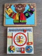 Houten puzzel en bezigheid voor kleine kinderen, Gebruikt, Ophalen of Verzenden, Van hout, Minder dan 10 stukjes