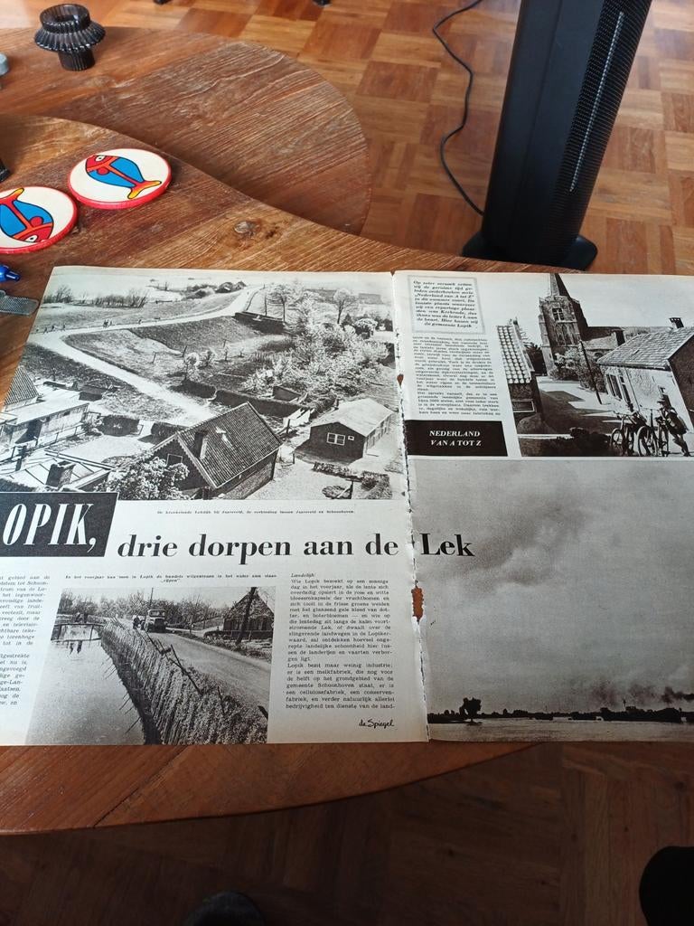 Artikel over Lopik 1954, Ophalen of Verzenden, 1940 tot 1960, Knipsel(s)