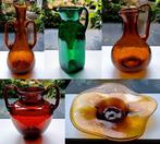 Max Verboeket Glaskunst Vaas Vazen Kan Schaal - Zie Omschr, Antiek en Kunst, Antiek | Glas en Kristal, Ophalen of Verzenden