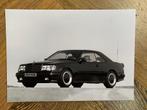 Persfoto Mercedes-Benz AMG CE W124 coupe the Hammer 1986, Nieuw, Mercedes-Benz, Mercedes, Ophalen of Verzenden