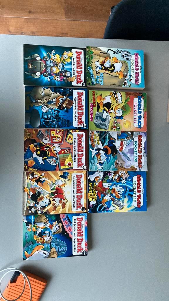 9 Donald Duck pockets, Boeken, Kinderboeken | Jeugd | onder 10 jaar, Gelezen, Fictie algemeen, Ophalen of Verzenden