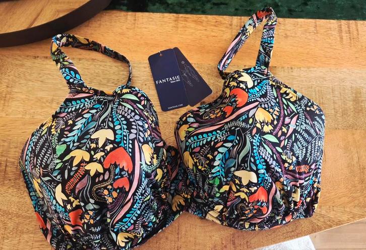 Freya Bikini – Botanische print 75H, Kleding | Dames, Badmode en Zwemkleding, Zo goed als nieuw, Bikini, Ophalen of Verzenden