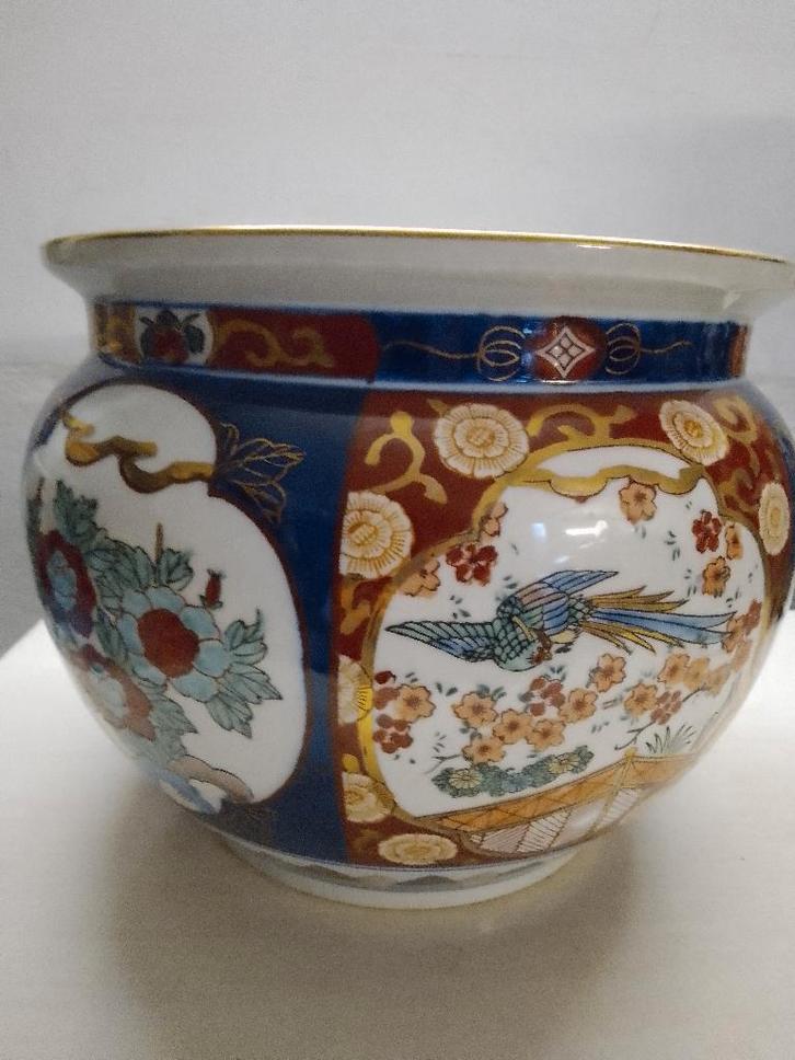 2 grote imari caspeau ,vaas,oude kruik, Antiek en Kunst, Antiek | Porselein, Ophalen