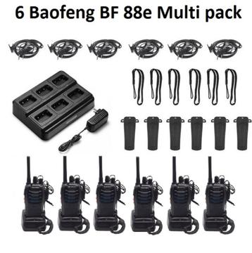 Baofeng BF 88e 6 pack portofoon multi laad station | NIEUW beschikbaar voor biedingen