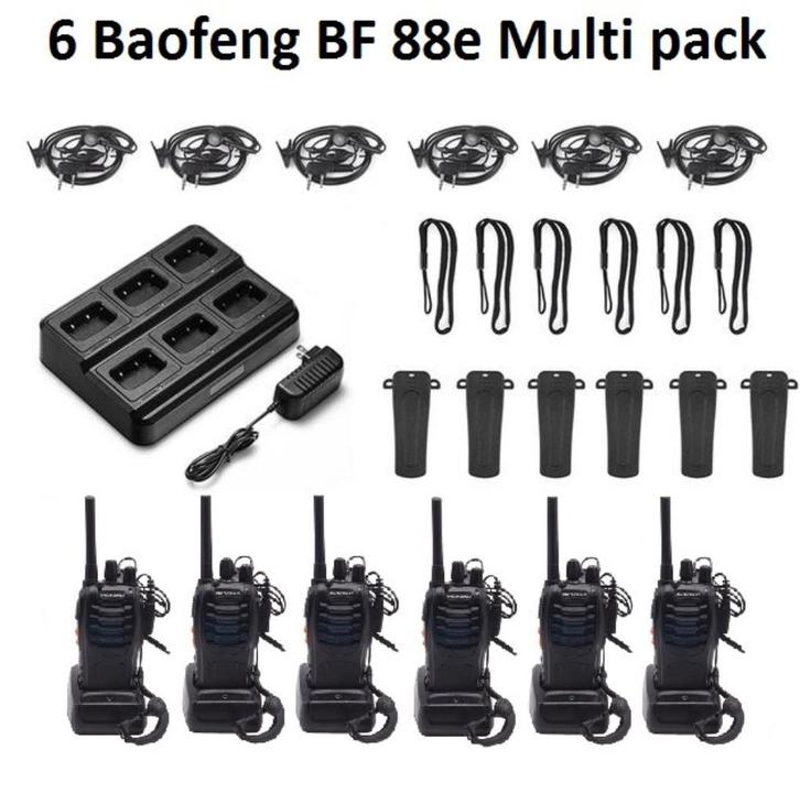 Baofeng BF 88e 6 pack portofoon multi laad station | NIEUW, Telecommunicatie, Portofoons en Walkie-talkies, Nieuw, Portofoon of Walkie-talkie
