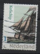 ‹(•¿•)› nl j0722 historisch schip, Verzenden, Na 1940, Gestempeld