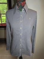 F666 Cane & Cane mt 40 blouse blauw wit ruit, Maat 38/40 (M), Zo goed als nieuw, Cane & Cane, Verzenden