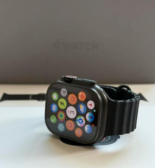 Apple Watch Ultra 2 Zwart Titanium | Nette staat | Garantie, Sieraden, Tassen en Uiterlijk, Sporthorloges, Zo goed als nieuw, iOS