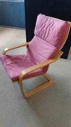 Ikea Relax Fauteuil met voetenbank hocker - Gratis Afhalen, Huis en Inrichting, Fauteuils, Ophalen, Hout, Gebruikt, 75 tot 100 cm