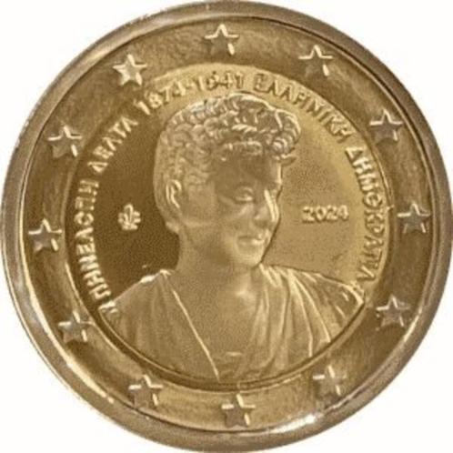 2 Euro Griekenland 2024 - Penelope Delta - UNC, Postzegels en Munten, Munten | Europa | Euromunten, Losse munt, 2 euro, Griekenland