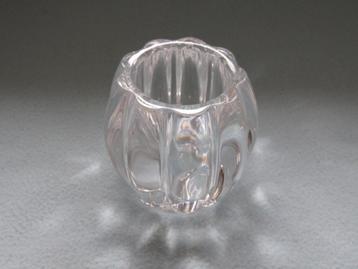 ZGAN zware glazen waxinelichthouder Rasteli helder 8 cm #1 beschikbaar voor biedingen