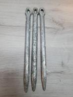 Wo2 Duitse zeltbahn haringen 1939 3x, Ophalen of Verzenden, Landmacht, Duitsland