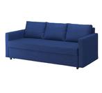 Ikea FRIHETEN 3-zitsslaapbank blauw, Ophalen, Blauw, Tweepersoons, Zo goed als nieuw