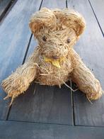Mooie vintage, zittende beer van stro., Verzamelen, Ophalen, Zo goed als nieuw, Overige typen, Overige merken