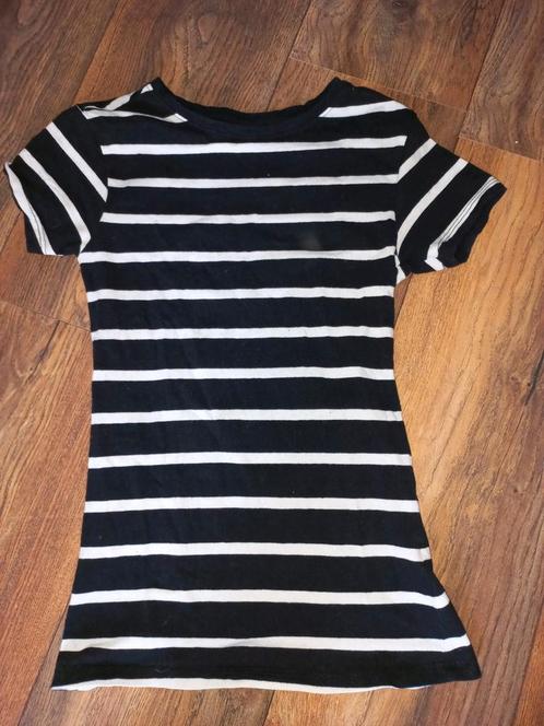 Zwart wit gestreept shirt Primark - xxs, Kleding | Dames, T-shirts, Zo goed als nieuw, Maat 34 (XS) of kleiner, Zwart, Korte mouw