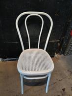 Metalen stoeltje, Huis en Inrichting, Stoelen, Ophalen, Gebruikt, Zwart, Eén