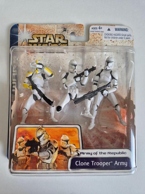 Star Wars CW03 Clone Trooper Army with Commander, Verzamelen, Star Wars, Nieuw, Actiefiguurtje, Ophalen of Verzenden