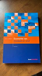 B.C.J. van Velthoven - Economie van misdaad en straf, Ophalen of Verzenden, Zo goed als nieuw, B.C.J. van Velthoven