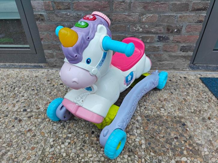 Leuke Eenhoorn Loopauto, Kinderen en Baby's, Speelgoed | Buiten | Voertuigen en Loopfietsen, Gebruikt, Loopvoertuig, Ophalen