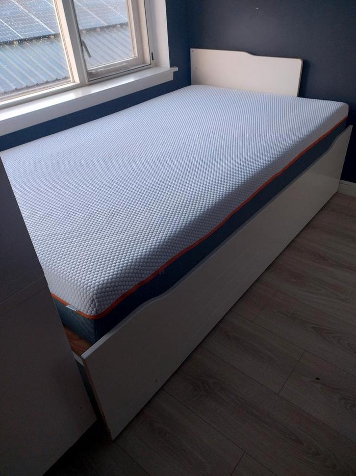 Matras 120x200x25cm - Gold S30 Jysk, Huis en Inrichting, Slaapkamer | Bedden, Twijfelaar, 120 cm, 200 cm, Stof, Wit, Ophalen
