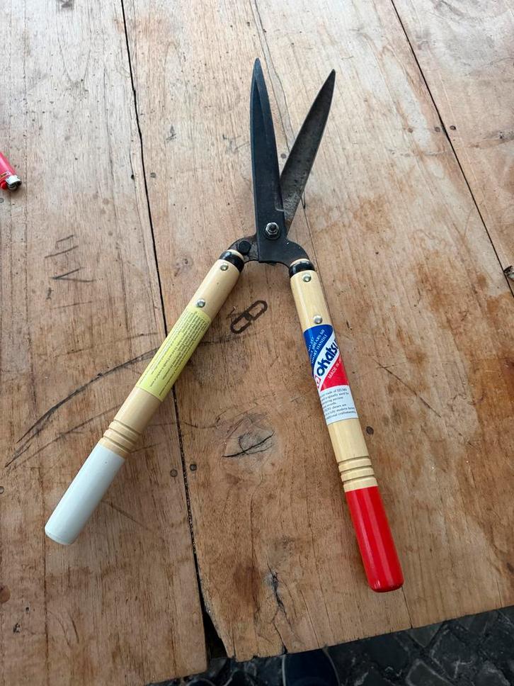 Okatsune Heggenschaar No.217 - Handmatig, Tuin en Terras, Heggenscharen, Gebruikt, Handmatig, Ophalen of Verzenden