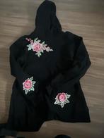 H&M Hoodie met Leuke Print - Nieuw!, Kleding | Dames, H&M, Zwart, Nieuw, Ophalen of Verzenden