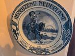 Delfts Blauw Herdenkingsbord "Verrijzend Nederland", Ophalen of Verzenden