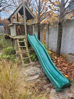 Groene glijbaan, Ophalen, Gebruikt, Glijbaan