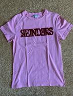 Reinders (rood-zilver) sequin shirt roze mt. Xxs/Xs/s, Reinders, Ophalen of Verzenden, Zo goed als nieuw, Korte mouw