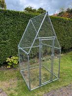 vidaXL Kippenhok 100x100x190 cm gegalvaniseerd staal, Dieren en Toebehoren, Pluimvee | Toebehoren, Ophalen, Zo goed als nieuw