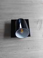 Zwart spotje opbouw plafond muur incl ledlampje G9, Metaal of Aluminium, Ophalen of Verzenden, Zo goed als nieuw, Led