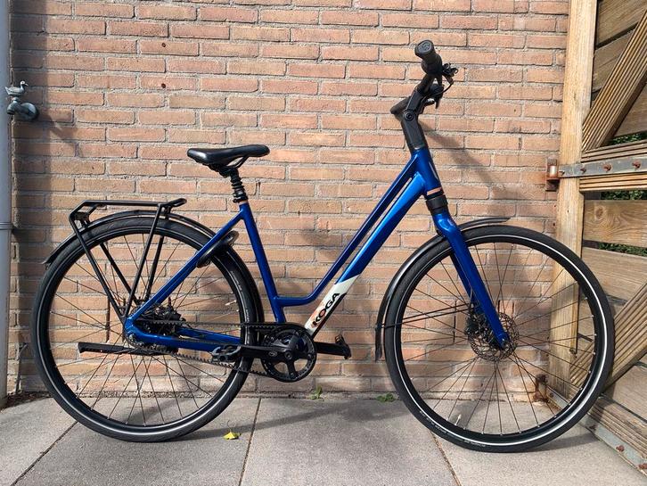 Koga F3 2.0 Reflexblue High Gloss maat 50 2024, Fietsen en Brommers, Fietsen | Dames | Damesfietsen, Zo goed als nieuw, Overige merken