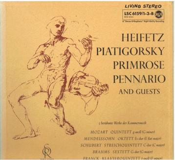 Heifetz 5 Beruhmte Werke Der Kammermusik 3LP Living Stereo beschikbaar voor biedingen