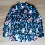 ALS NIEUW! H&M zwart gebloemd colbert jasje maat 40, Kleding | Dames, Maat 38/40 (M), H&M, Zwart, Ophalen of Verzenden