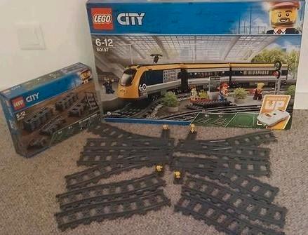 LEGO City Trein Set: 60197, 60205, 2x 60238, Kinderen en Baby's, Speelgoed | Duplo en Lego, Zo goed als nieuw, Lego, Complete set